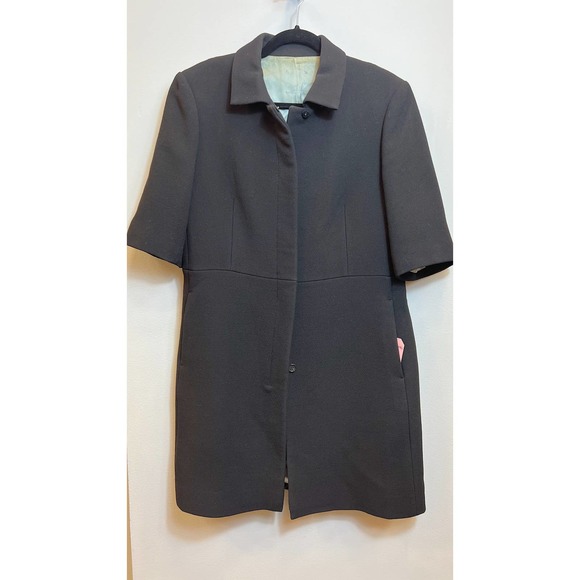 Vintage JCrew Short Sleeve Coat - Fully Lined, Size M/L - Picture 2 of 6